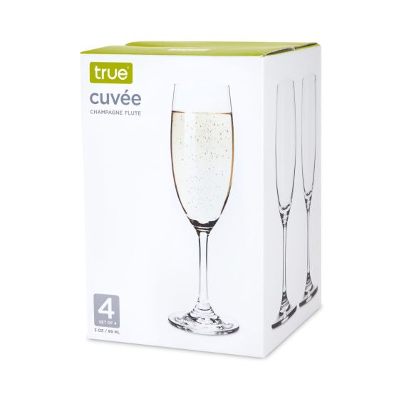 Premium True Cuvee Champagne Flutes (8-4 Ct Pack)