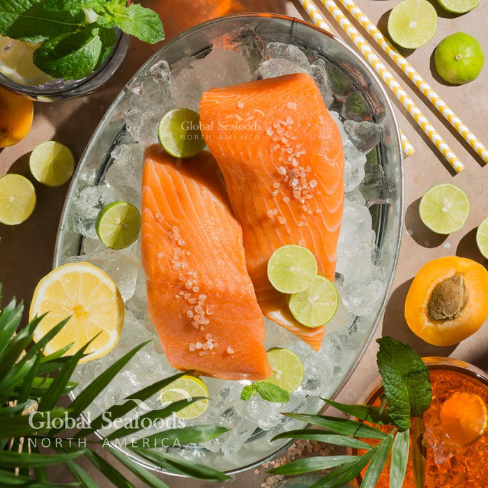 Fresh King Salmon Fillets – High-Quality Seafood by Global Seafoods