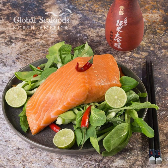 Fresh King Salmon Fillets – High-Quality Seafood by Global Seafoods