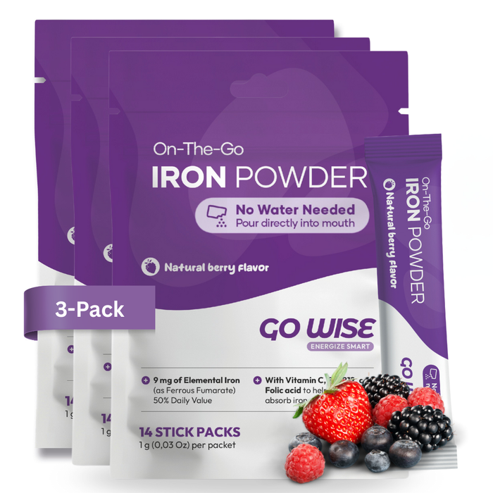 Gentle Iron Supplement for Women and Men (No Water Needed)