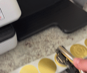 1-1/2" Permanent Round Color-Code Dot Inventory Labels: 500/Roll