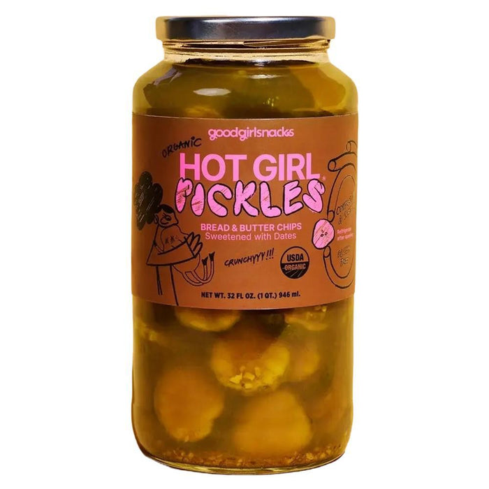 Good Girl Snacks - 'Bread & Butter' Hot Girl Pickles (32OZ)