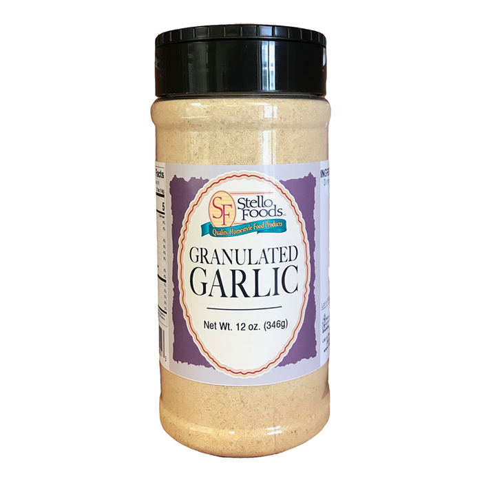 Stello Foods Spices - Garlic - Granulated 12 oz