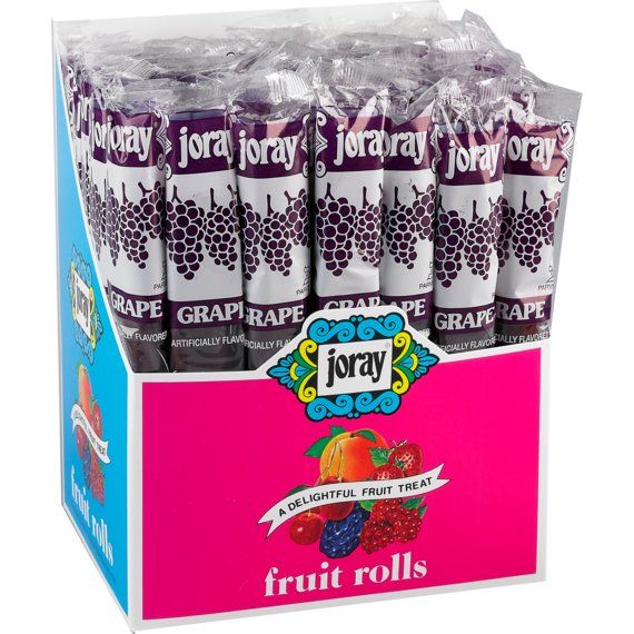 Grape Fruit Rolls | Real Fruit | .75 oz | Joray