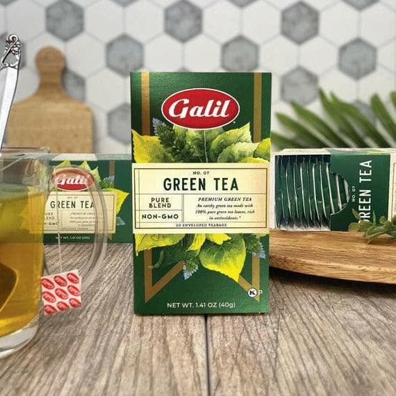 Green Herbal Tea | 20' Tea Bags | 1.41 oz | Galil