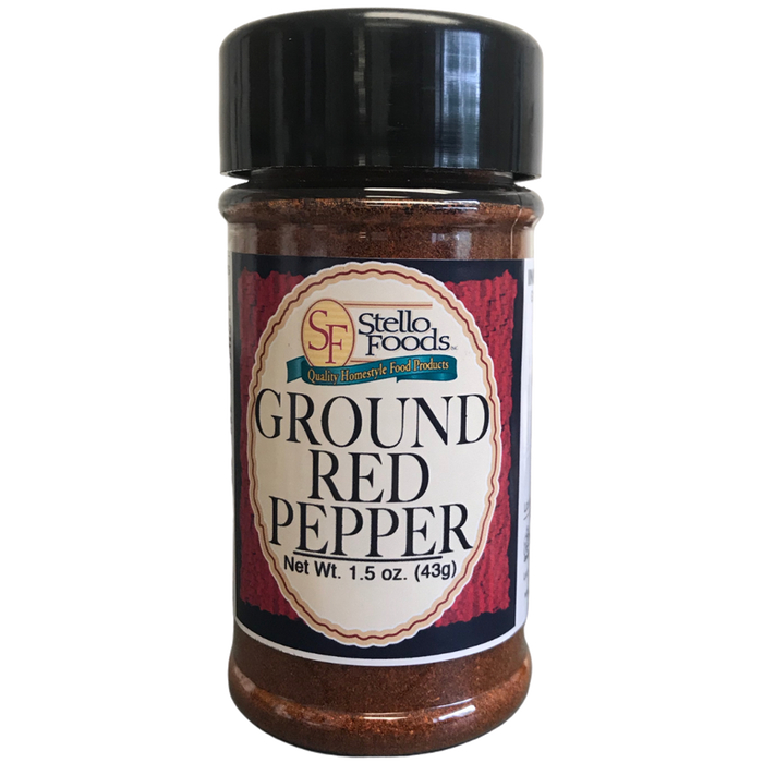 Stello Foods Spices - Pepper - Red - Ground 1.5 oz