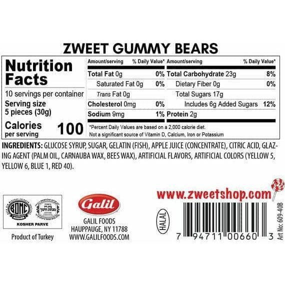 Gummy Bears | Zweet | 10 oz