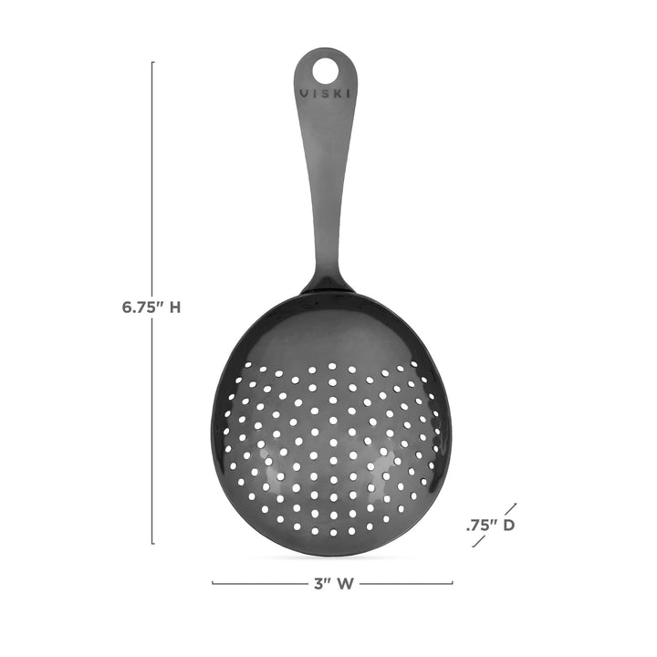 Warren Julep Strainer in Gunmetal - Thumbnail 3