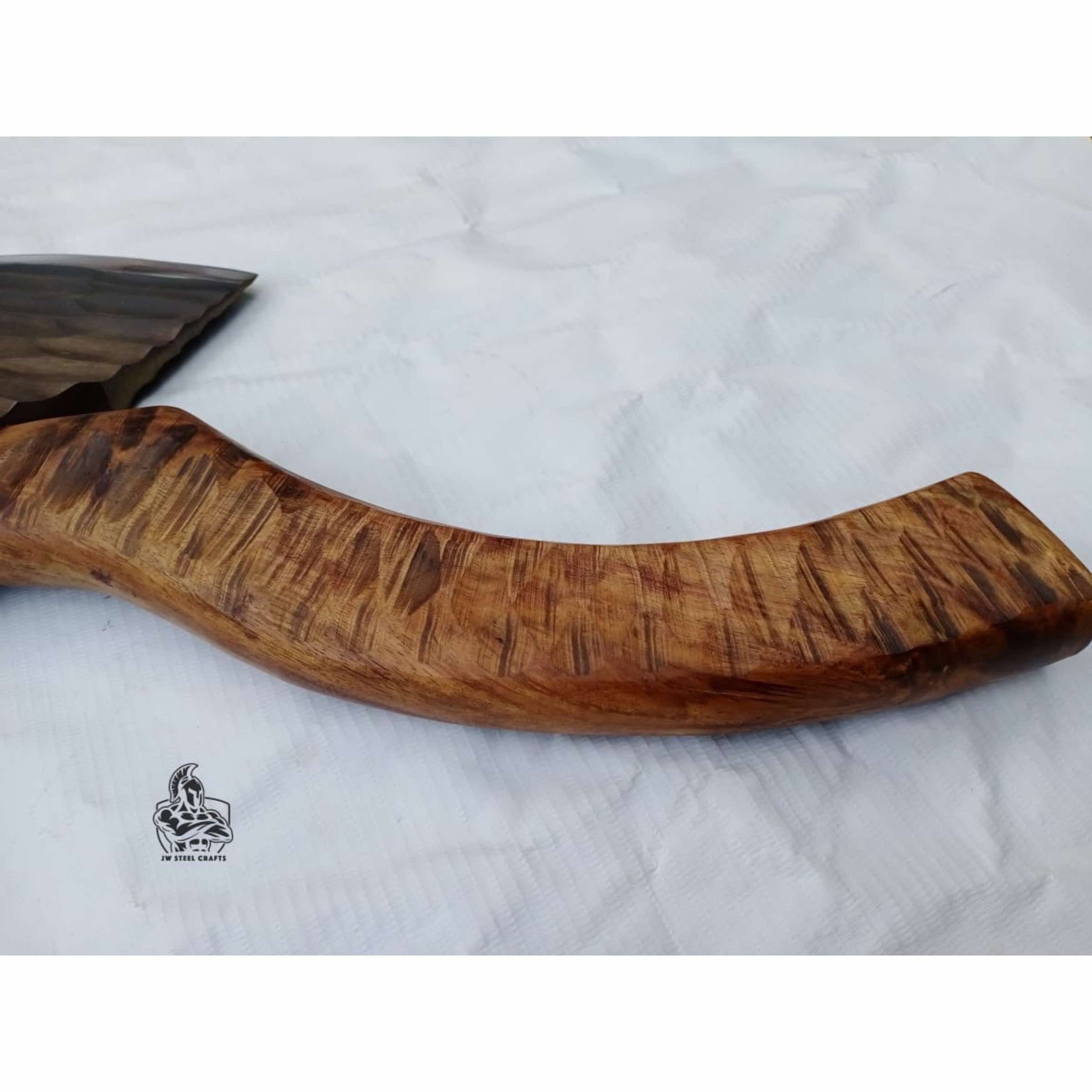 Hand-finished Workshop Axe with Chisel-textured Steel Head and Premium ...