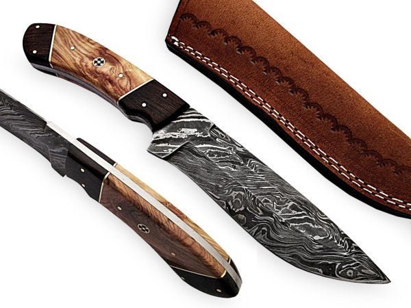 Handmade Bush-craft Knife Damascus Steel
