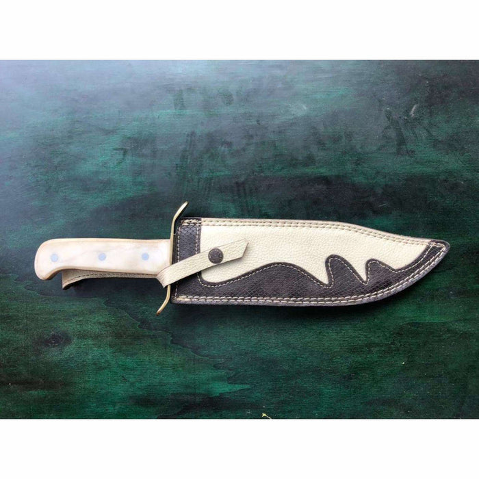 Handmade Sheffield Clip Point Bowie Knife – High Carbon Steel Blade