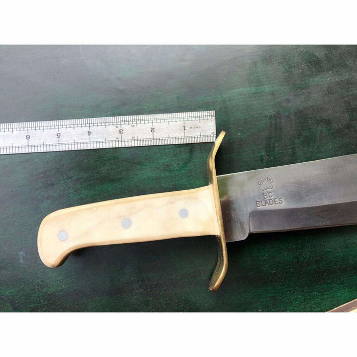 Handmade Sheffield Clip Point Bowie Knife – High Carbon Steel Blade
