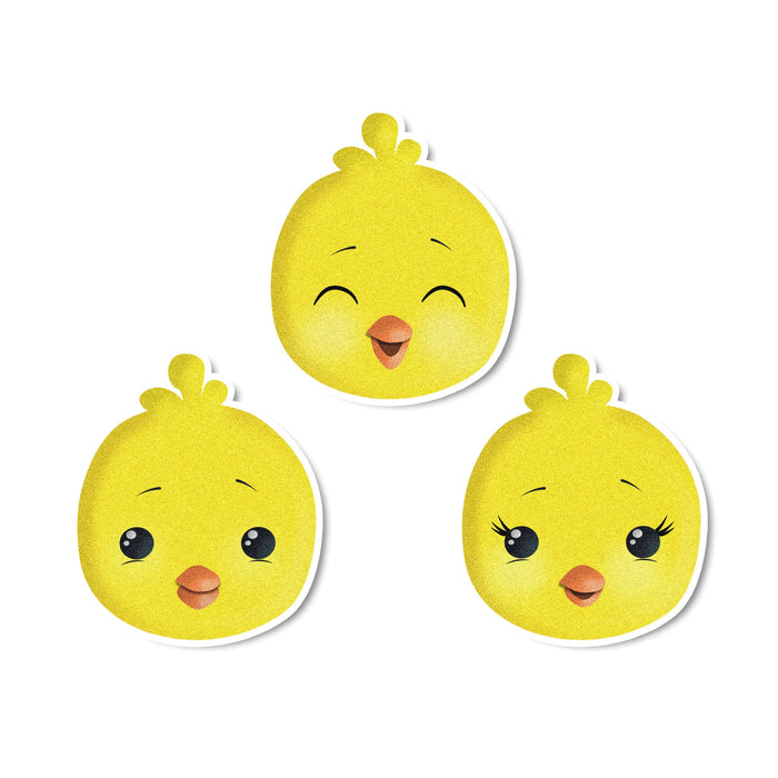 Happy Chicks Edible Cupcake Toppers