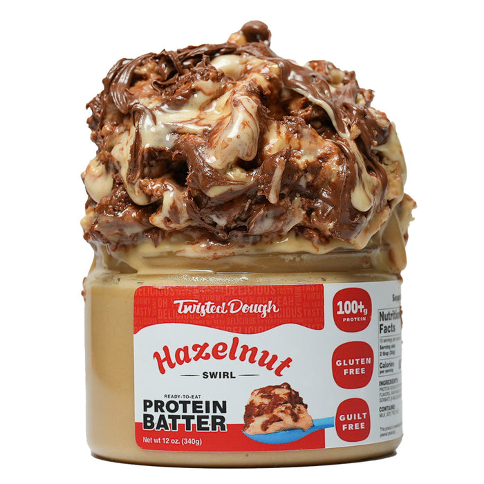 Hazelnut Swirl Protein Batter