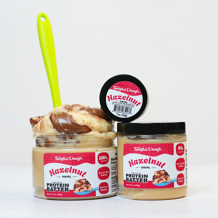 Hazelnut Swirl Protein Batter