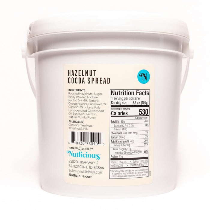 Nutlicious, Hazelnut Cocoa Spread (9 lb)