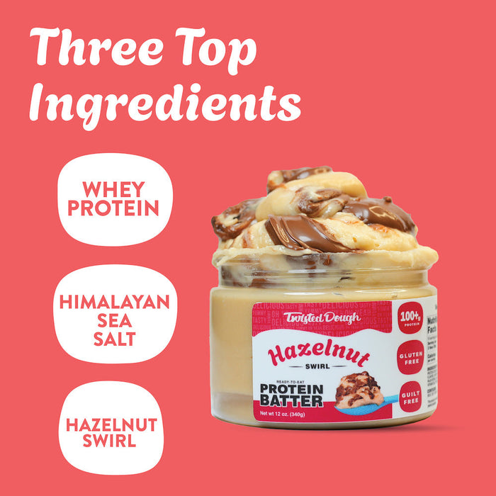 Hazelnut Swirl Protein Batter