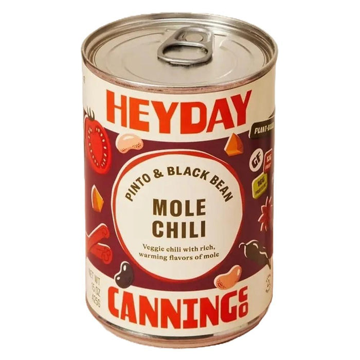 Heyday Canning Co. - 'Mole Chili' Pinto & Black Beans (15OZ)