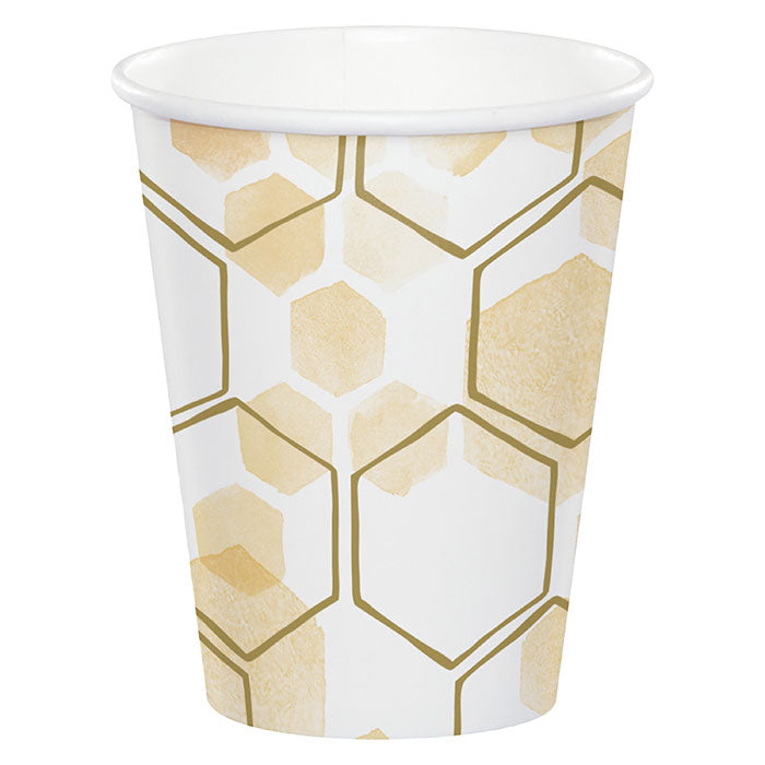 Bulk Honeycomb Paper Cups (96 per Case)