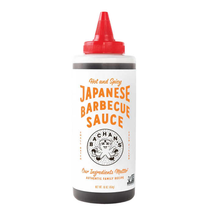 Bachan's Japanese BBQ Hot & Spicy Sauce - 6 Pack of 16 Oz Bottles