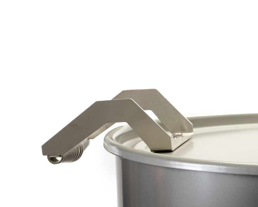 Hunsaker Stainless Steel Ergonomic Lift Handle for Drum Smoker Lids