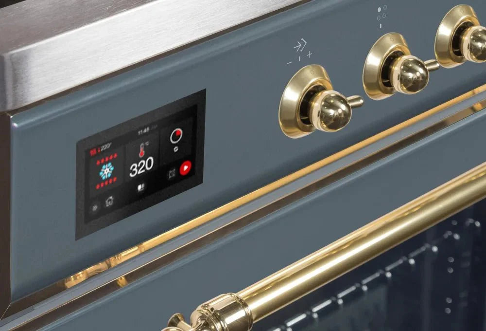 ILVE 30 in. Majestic II Series Induction Range 4 Element Stove Electric Oven UMI30NE3BGG