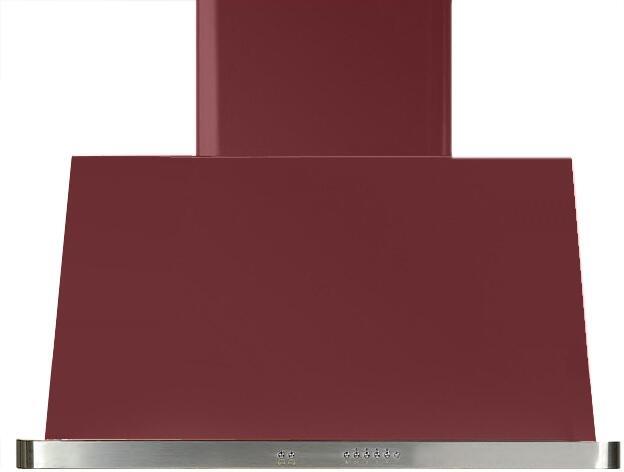 ILVE Majestic 36" Burgundy Wall Mount Convertible Range Hood UAM90BU
