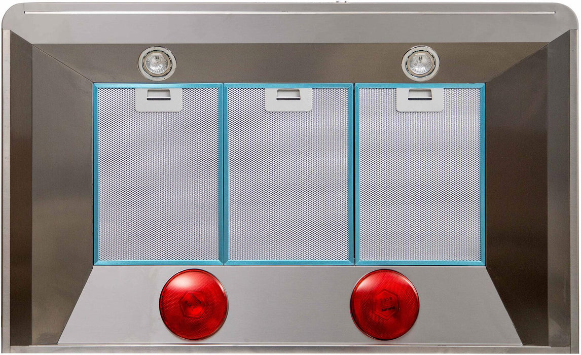 ILVE Majestic 36" Stainless Steel, Wall Mount Convertible Range Hood UAM90SS