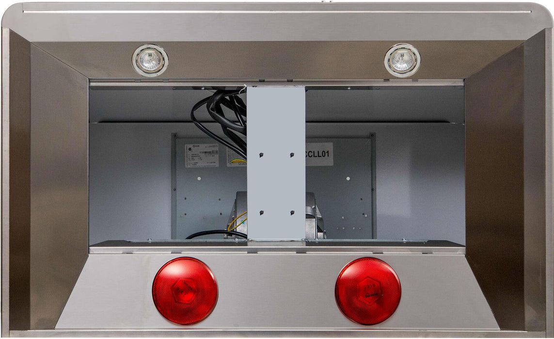 ILVE Majestic 40" White Wall Mount Convertible Range Hood UAM100WH