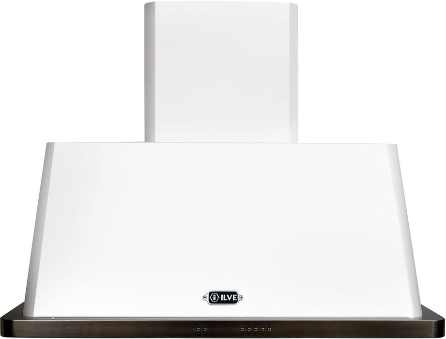 ILVE Majestic 40" White Wall Mount Convertible Range Hood UAM100WH
