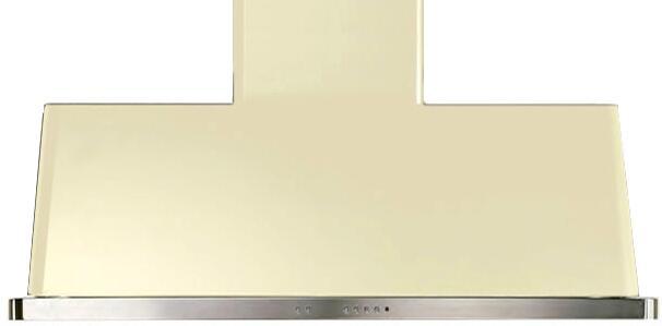 ILVE Majestic 48" Antique White Wall Mount Convertible Range Hood UAM120AW