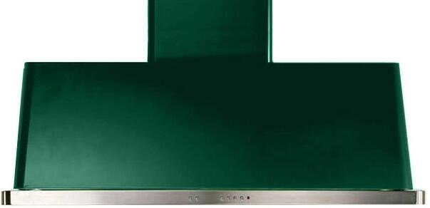 ILVE Majestic 48" Emerald Green, Wall Mount Convertible Range Hood UAM120EG