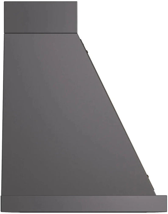 ILVE Nostalgie 30" Wall Mount Matte Graphite , Bronze Trim Range Hood UANB30MGB