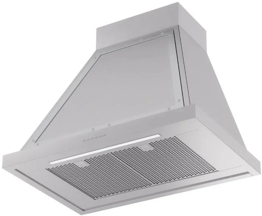 ILVE Nostalgie 30" Wall Mount Stainless Steel, Chrome Trim Range Hood UANB30SSC