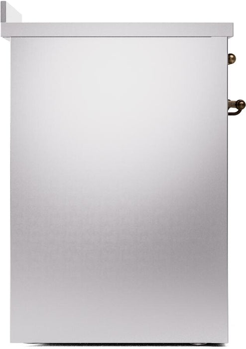 ILVE Nostalgie II 30" Electric Range, Stainless Steel, Bronze Trim UPI304NMPSSB