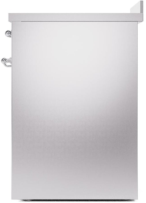 ILVE Nostalgie II 30" Electric Range, Stainless Steel, Chrome Trim UPI304NMPSSC