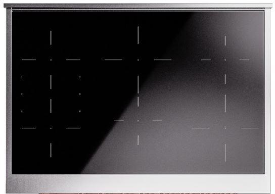 ILVE Nostalgie II 36 " Induction Range, Stainless Steel, Brass Trim UPI366NMPSSG