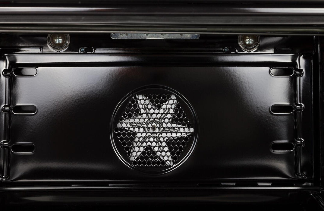 ILVE Professional Plus 36" Dual Fuel Natural Gas Freestanding Range, Blue Grey, Chrome Trim UPDW90FDMPGU