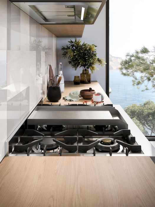 ILVE Professional Plus II 40" Dual Fuel Natural Gas Range, Matte Graphite with Trim, UPD40FWMPMG