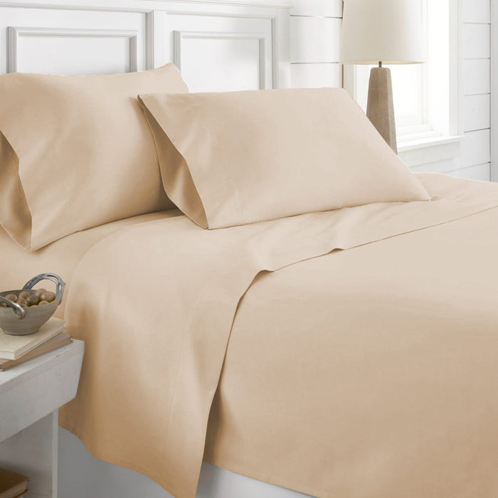 PREMIUS Super Soft 100% Cotton Sheet Set, Queen