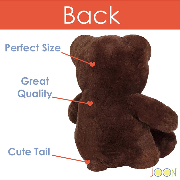 JOON Mini Teddy Bear, Dark Brown, 13 Inches