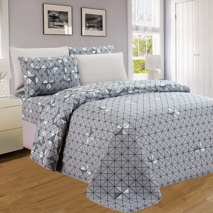 PREMIUS Mozzy Printed Wrinkle Free Microfiber Sheet Set