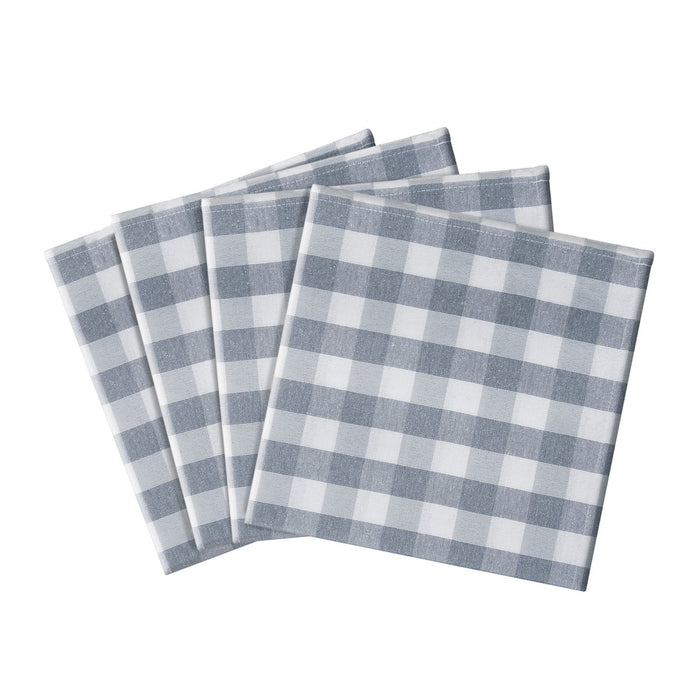 Buffalo Check Gingham 4 Pack Napkins, 17x17 Inches
