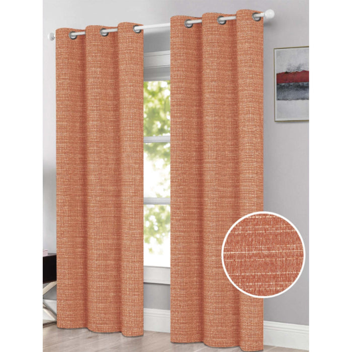 Ellis Textured Thermal Room Darkening Grommet Window Panel, 54x84 Inches