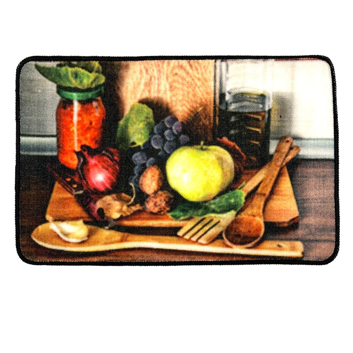 Veggies Non-Slip Kitchen Mat, 18x28 Inches