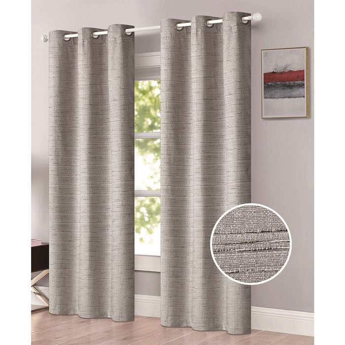 Ellis Textured Thermal Room Darkening Grommet Window Panel, 54x84 Inches