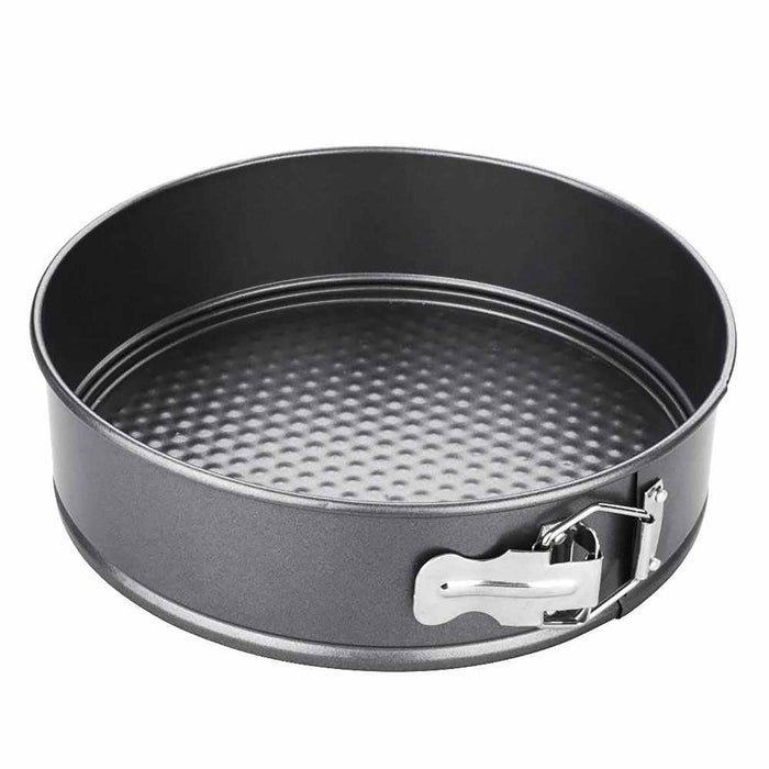 Premius 3-Piece Springform Non-Stick Baking Pan Set, Gray