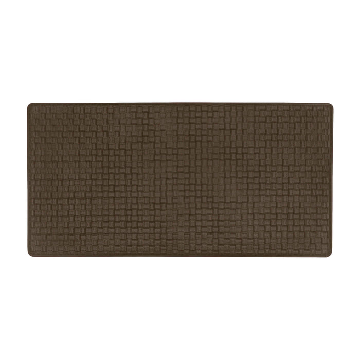 Achim Woven-Embossed Faux-Leather Anti-Fatigue Mat, 20x39 Inches