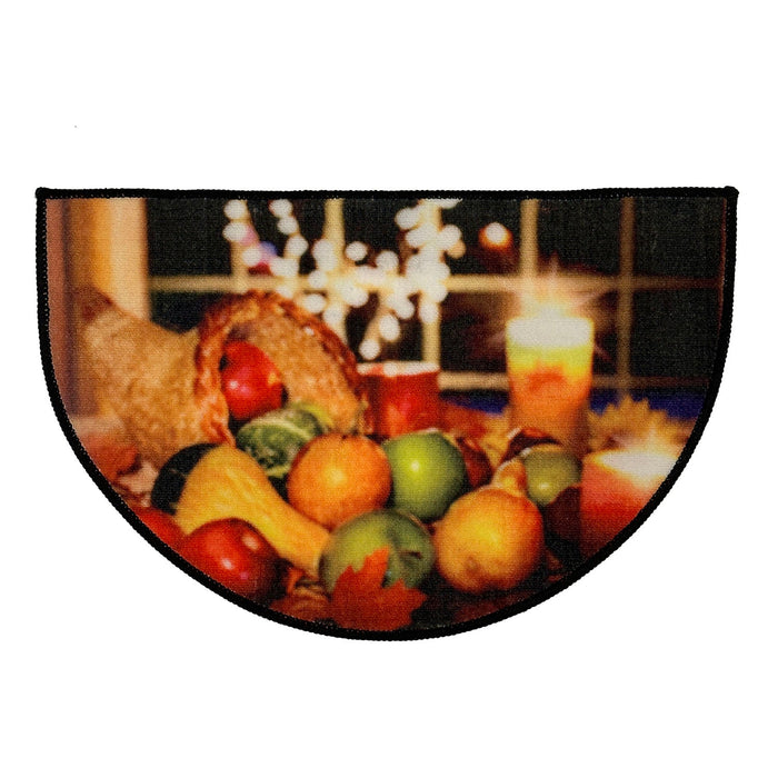 Autumn Festive Non-Slip Kitchen Mat Slice, 18x28 Inches