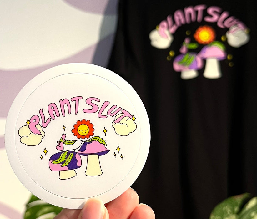 Plant Slut Stoned Sticker